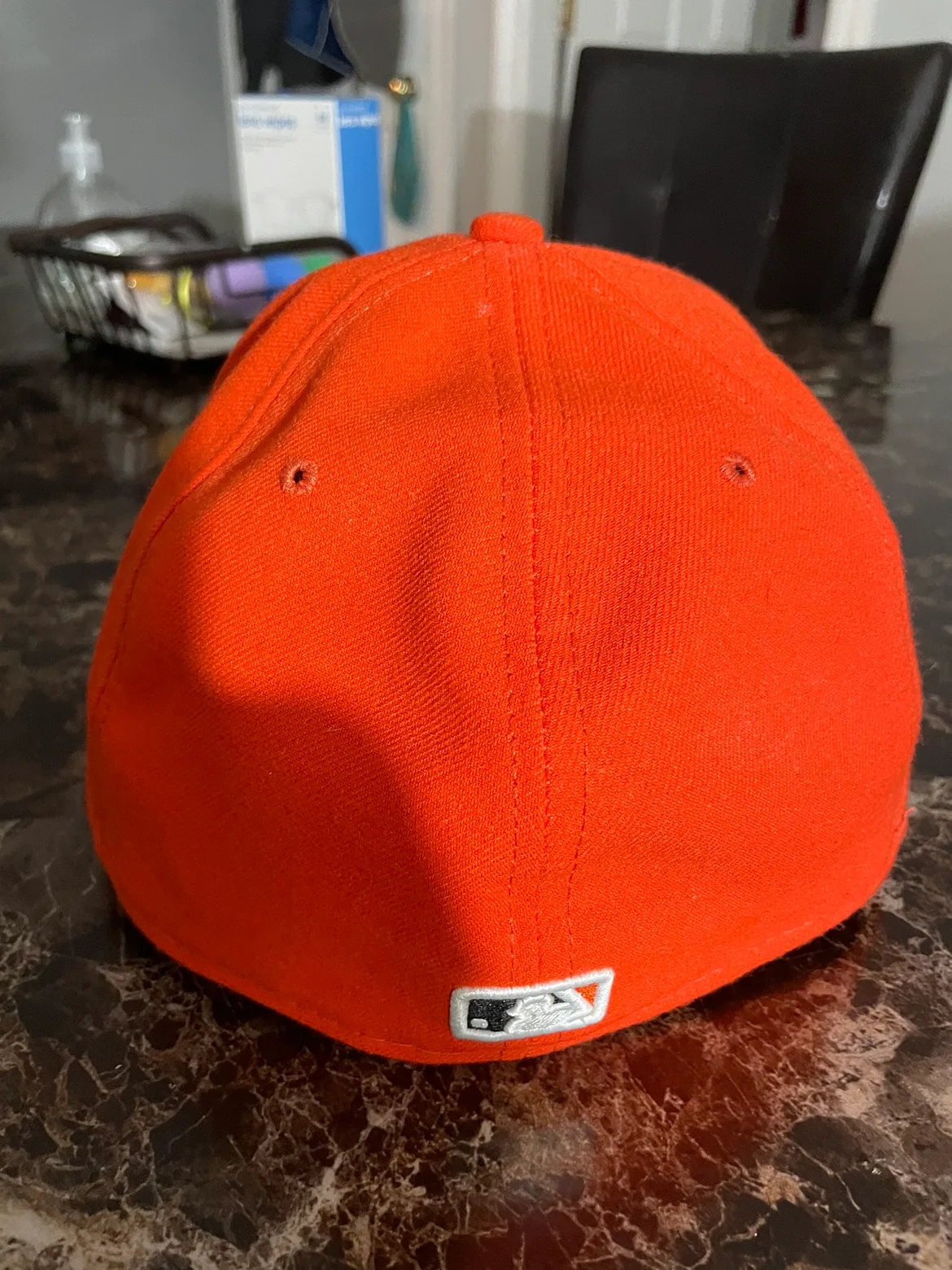 Miami Marlins New Era Orange Hat image indicator(8)