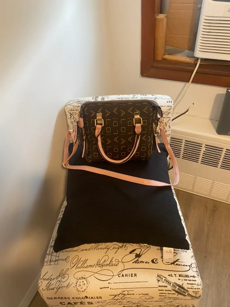 Brown and Pink Handbag thumbnail