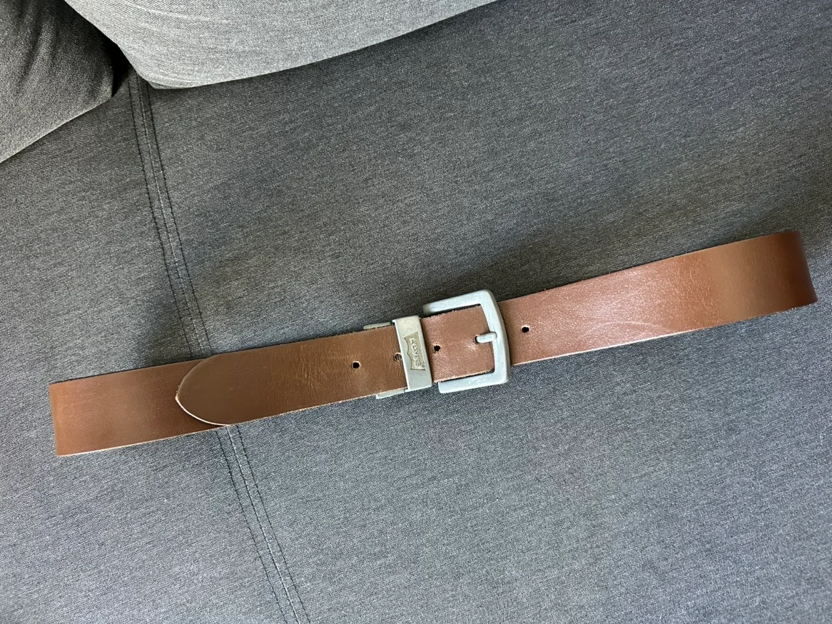 Levi's Brown Leather Belt thumbnail