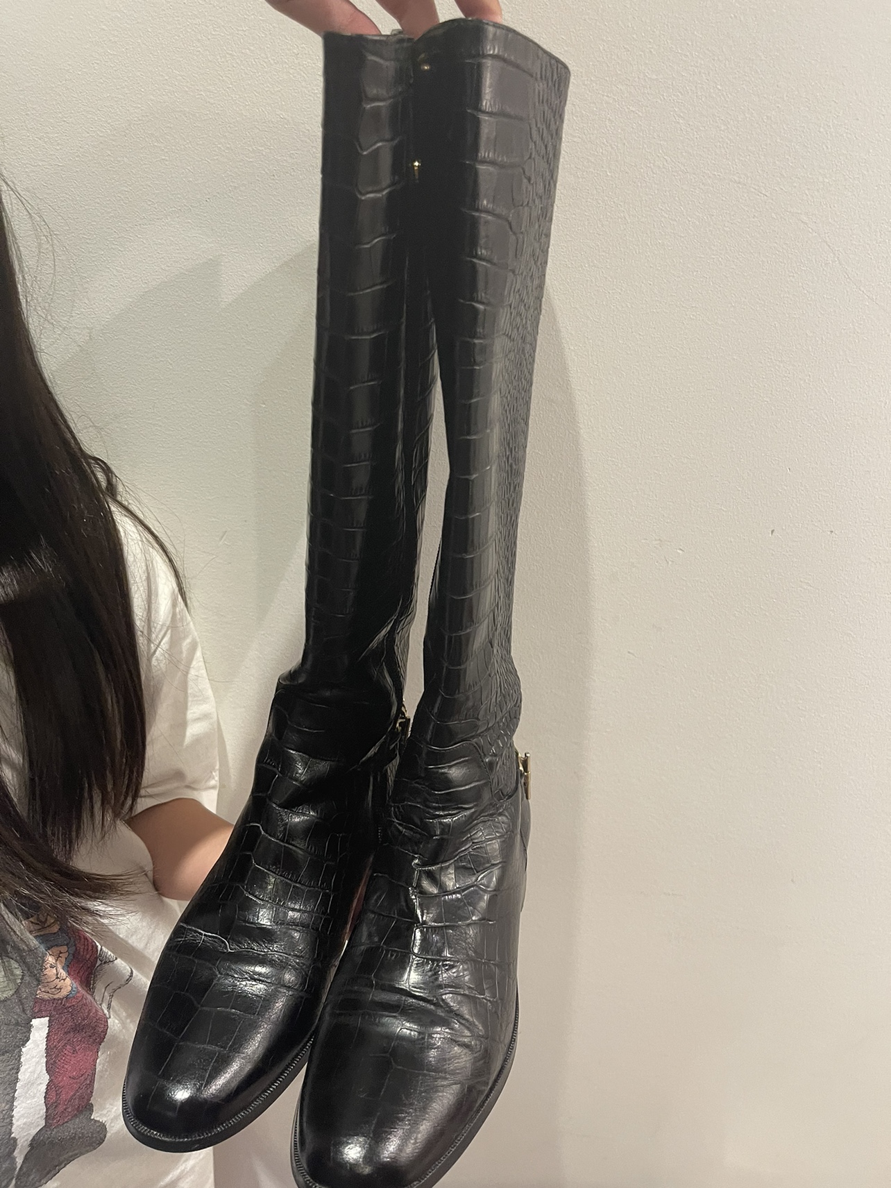 Crocodile Leather Boots size 8.5 - photo 2