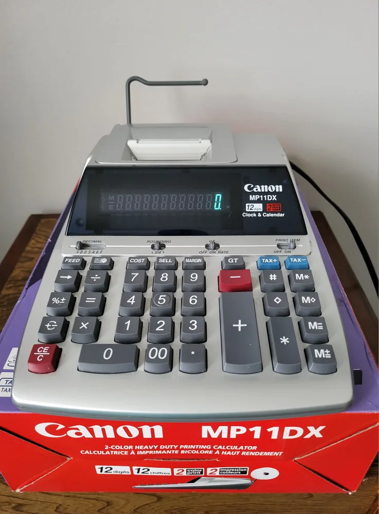 Canon MP11DX 2-Colour Heavy Duty Printing Calculator thumbnail