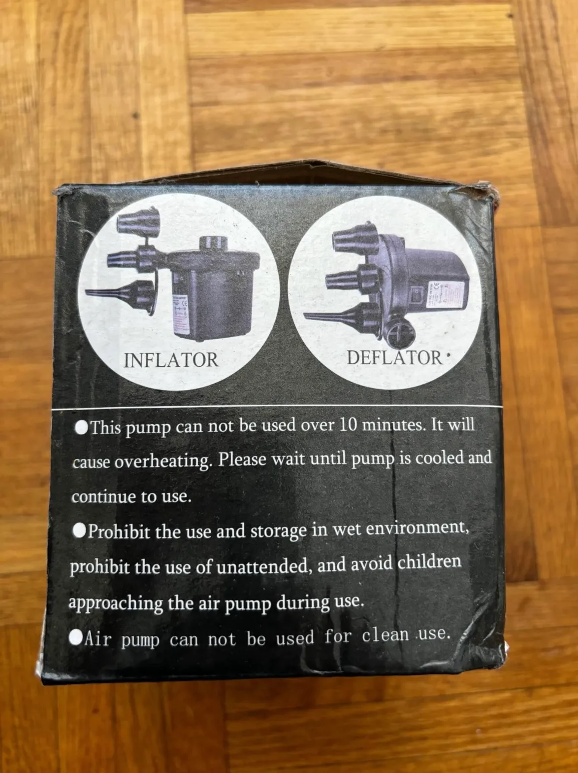 Two-Way Electric Air Pump image indicator(4)