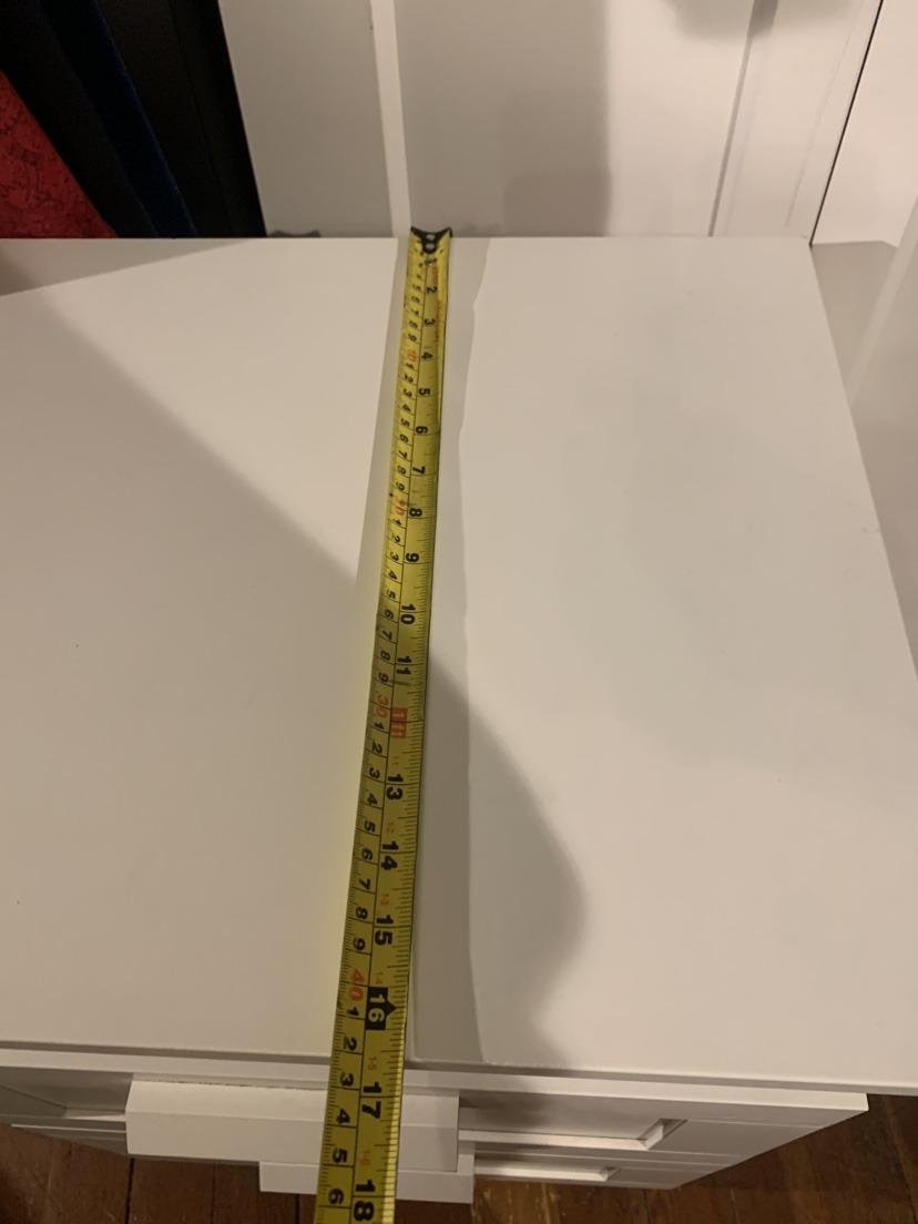 IKEA Brimnes White 2 Drawer Nightstand - photo 5