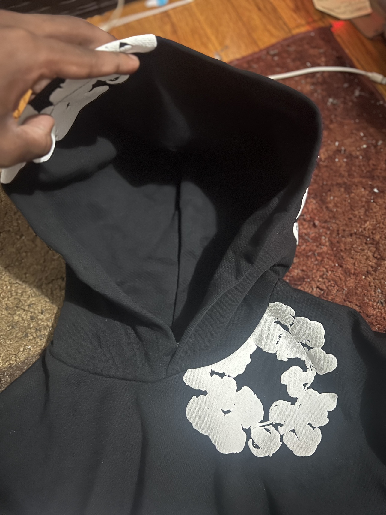 Black Denim tears hoodie. - photo 2