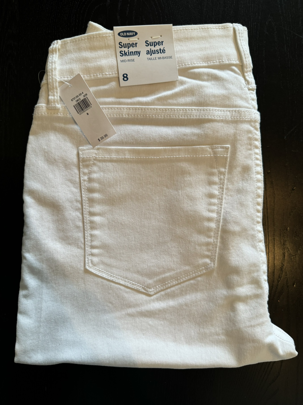 Old Navy White Jeans - Size 8