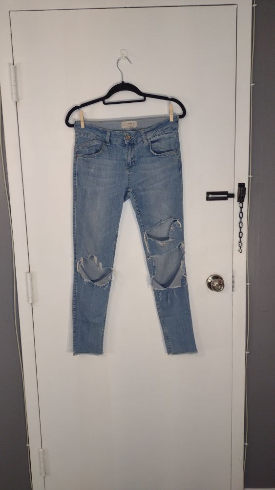 Re/Done High Rise Skinny Jeans