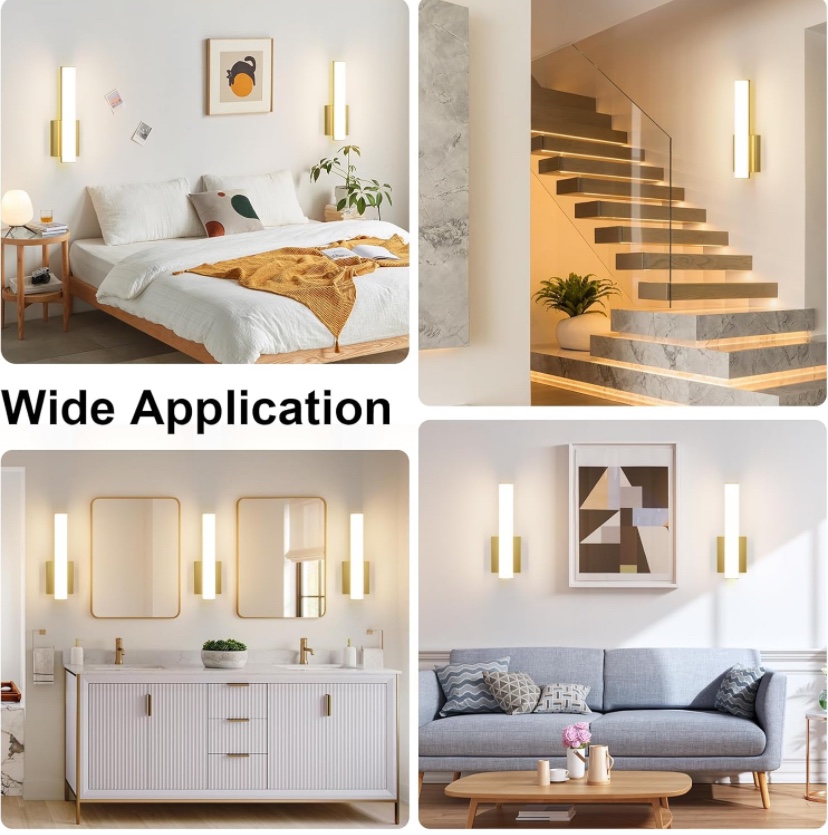 Gold Wall Sconces 3 Pack - New - photo 5