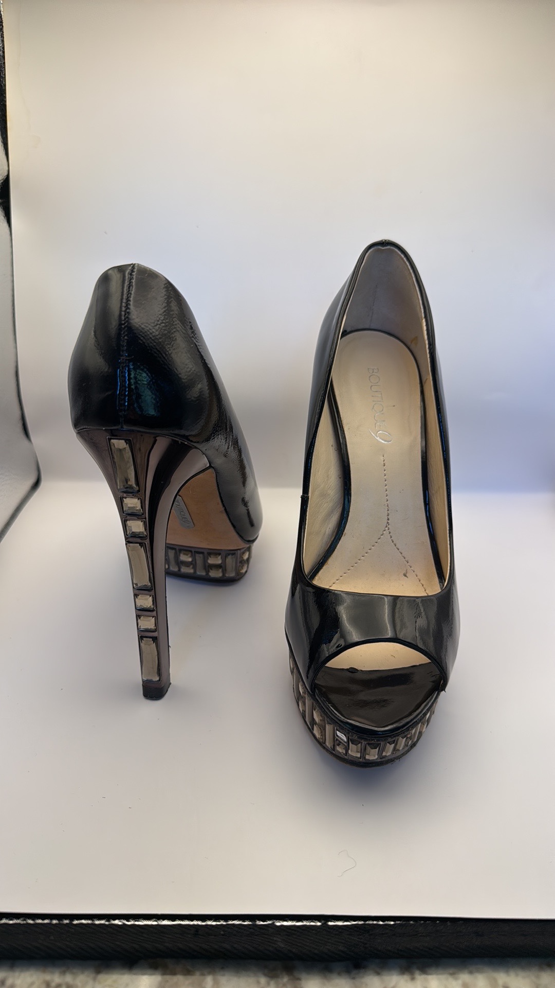 Black Platform Heels - photo 2
