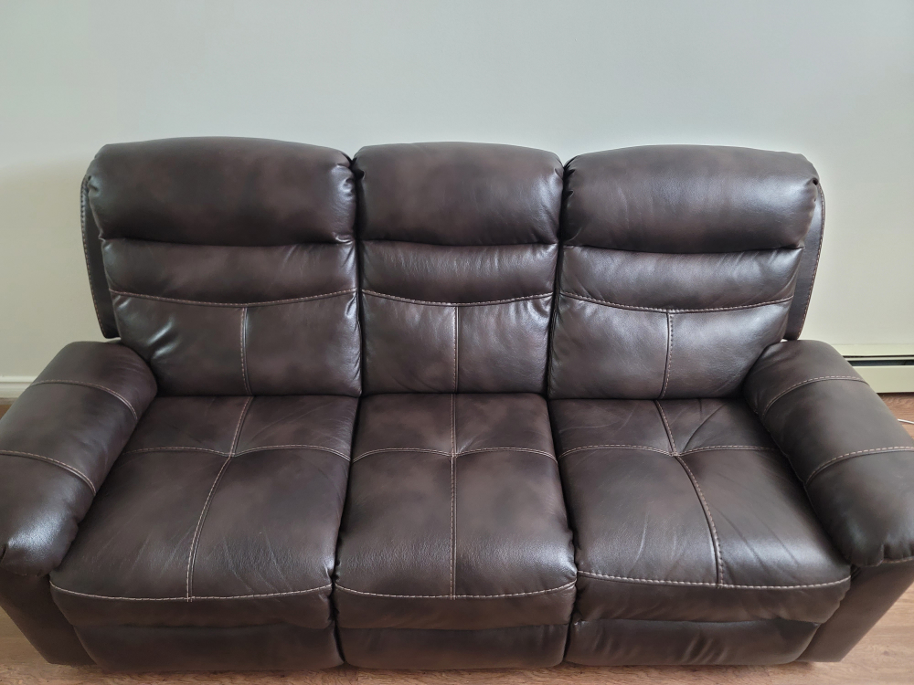 Brown Reclining Sofa - photo 2
