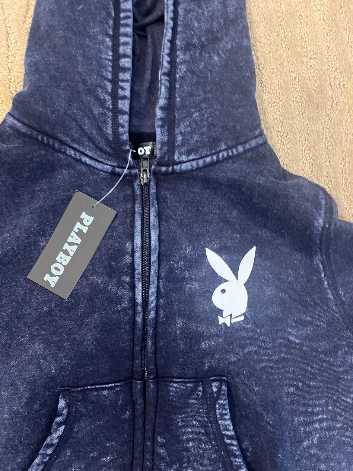 ���🧡Playboy Zip Up Hoodie - xs or girls 14/16 image indicator(3)