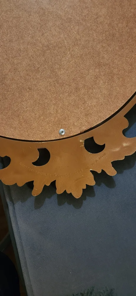 Vintage/mid-century 'Syroco' brand Gold Tone Mirrors image indicator(4)