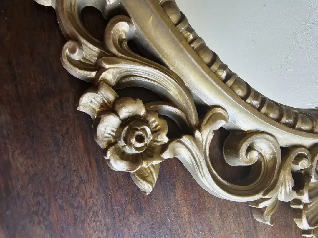 Vintage/mid-century 'Syroco' brand Gold Tone Mirrors image indicator(8)