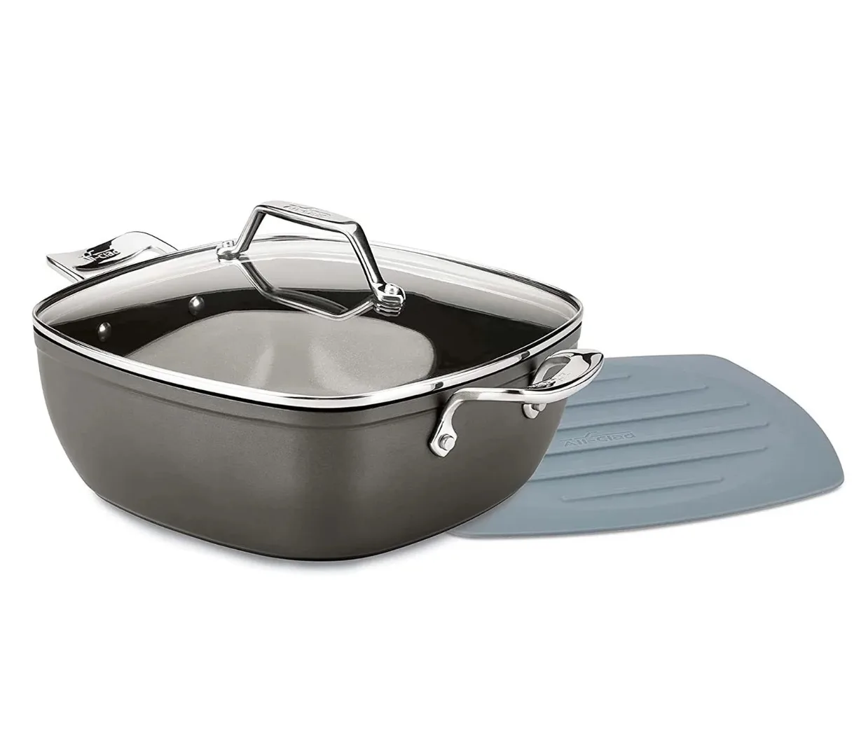 All-Clad Essentials 5 Qt. Simmer & Stew Square Pan image indicator(2)