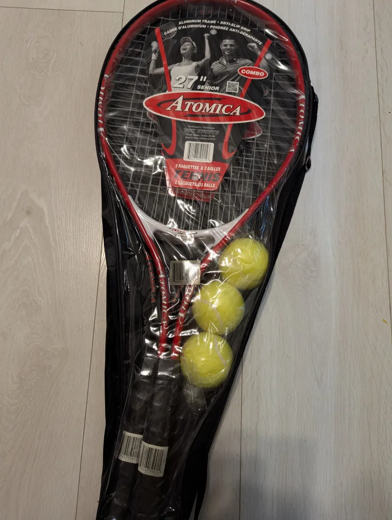 Atomic 27" Tennis Racquets and Balls thumbnail