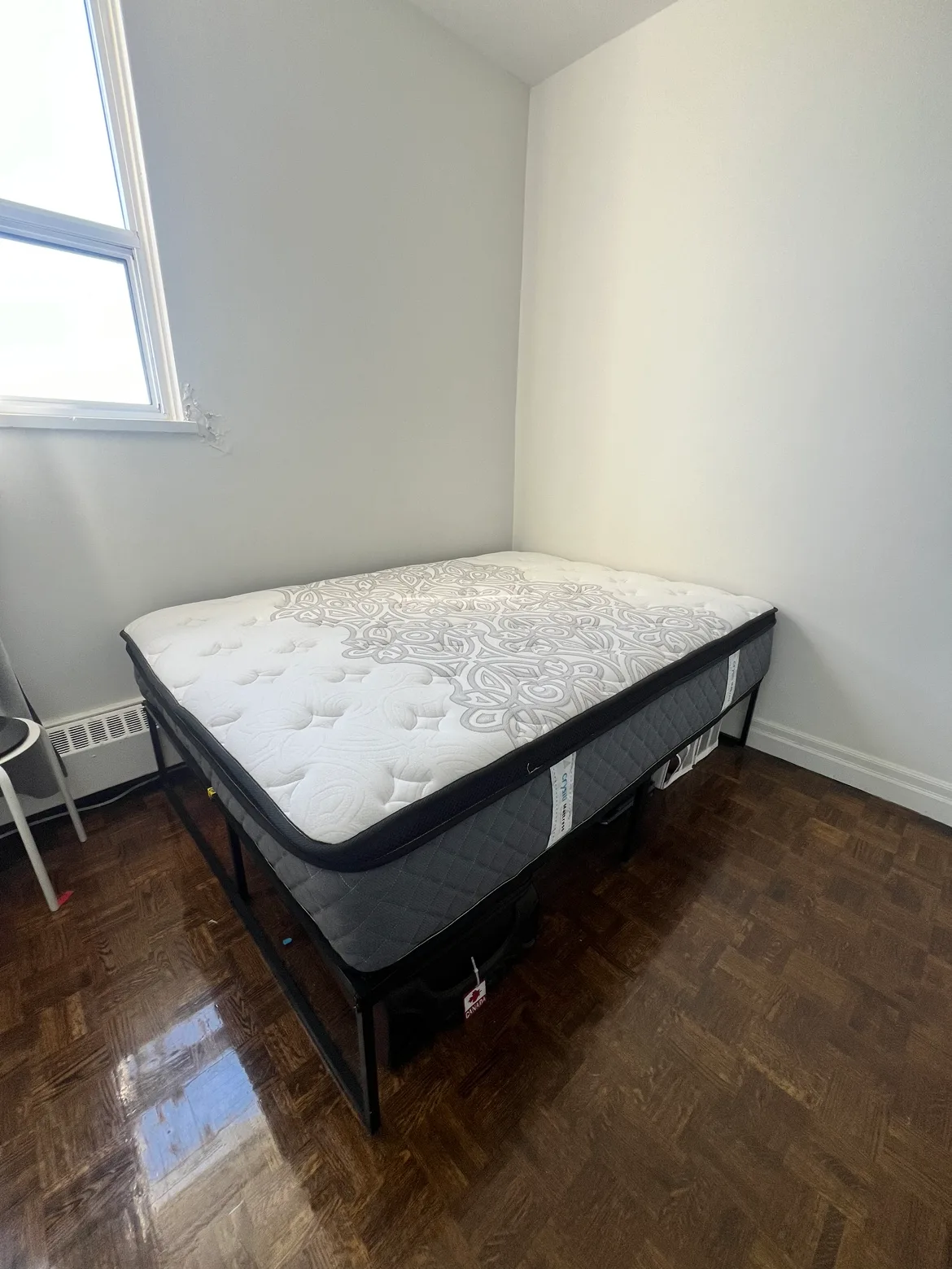 Zinus Full or Double Black Metal Bed Frame and Crystli Mattress image indicator(3)