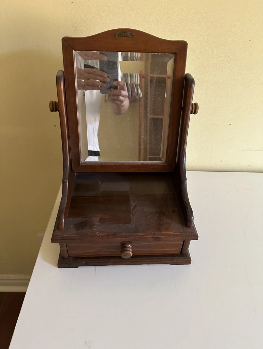 Wooden Vanity Mirror