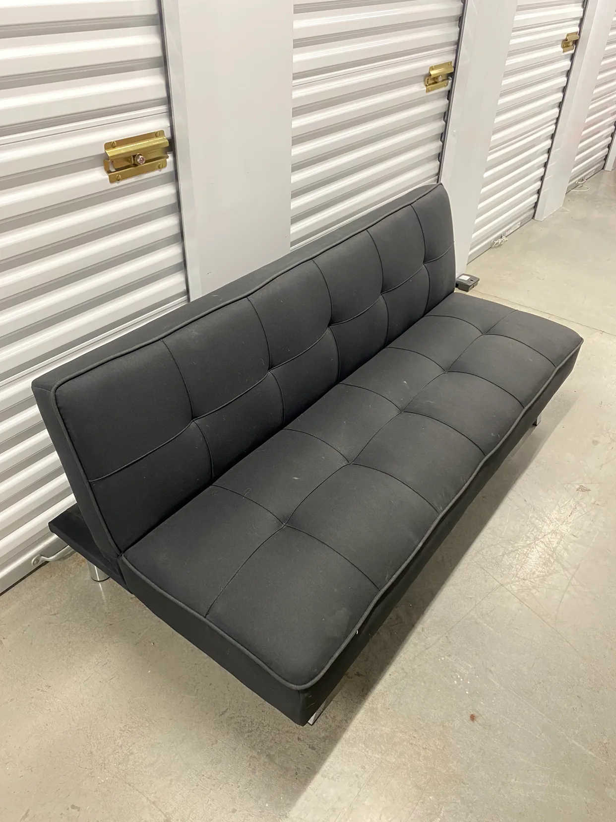 Black Futon Sofa Bed couch (delivery available) image indicator(2)