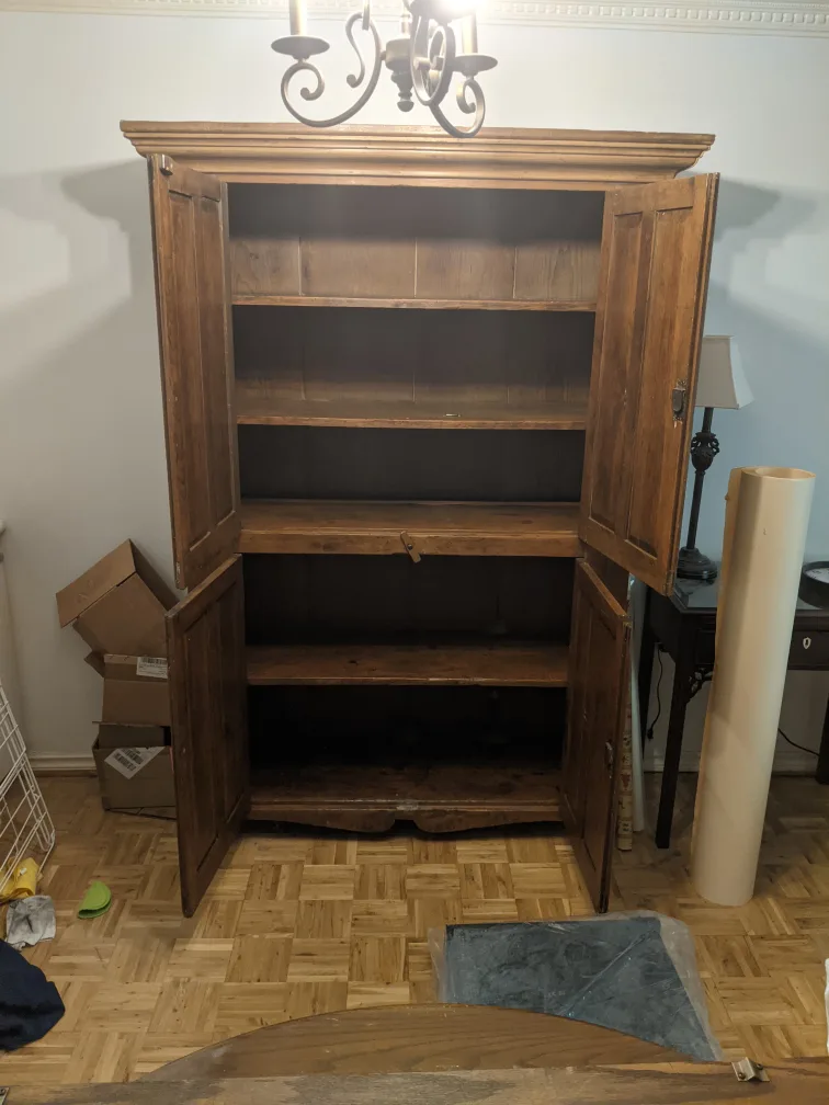 Antique Pine Hutch - not repro thumbnail