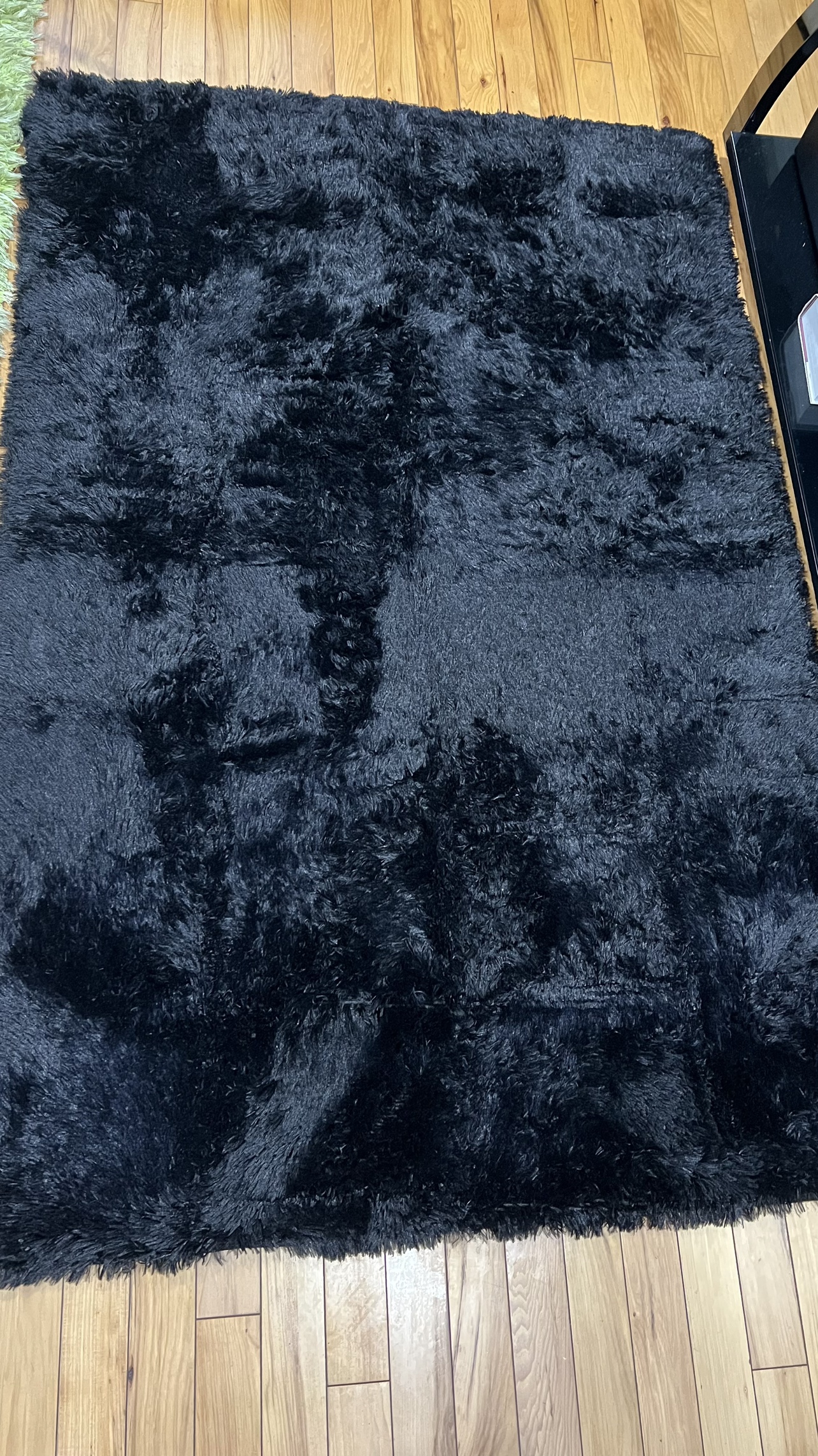 Black Shag Rug - photo 2