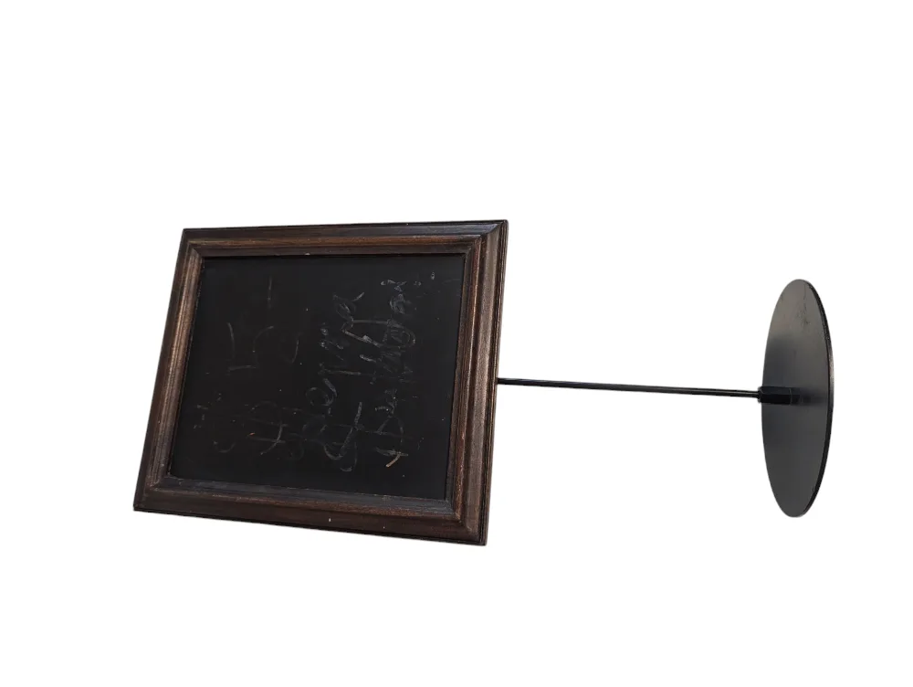 Black Chalkboard Sign with Stand #freecycle thumbnail