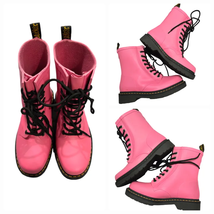 Dr.Martens Drench Wellington Rubber Rain Boots Size 7 thumbnail