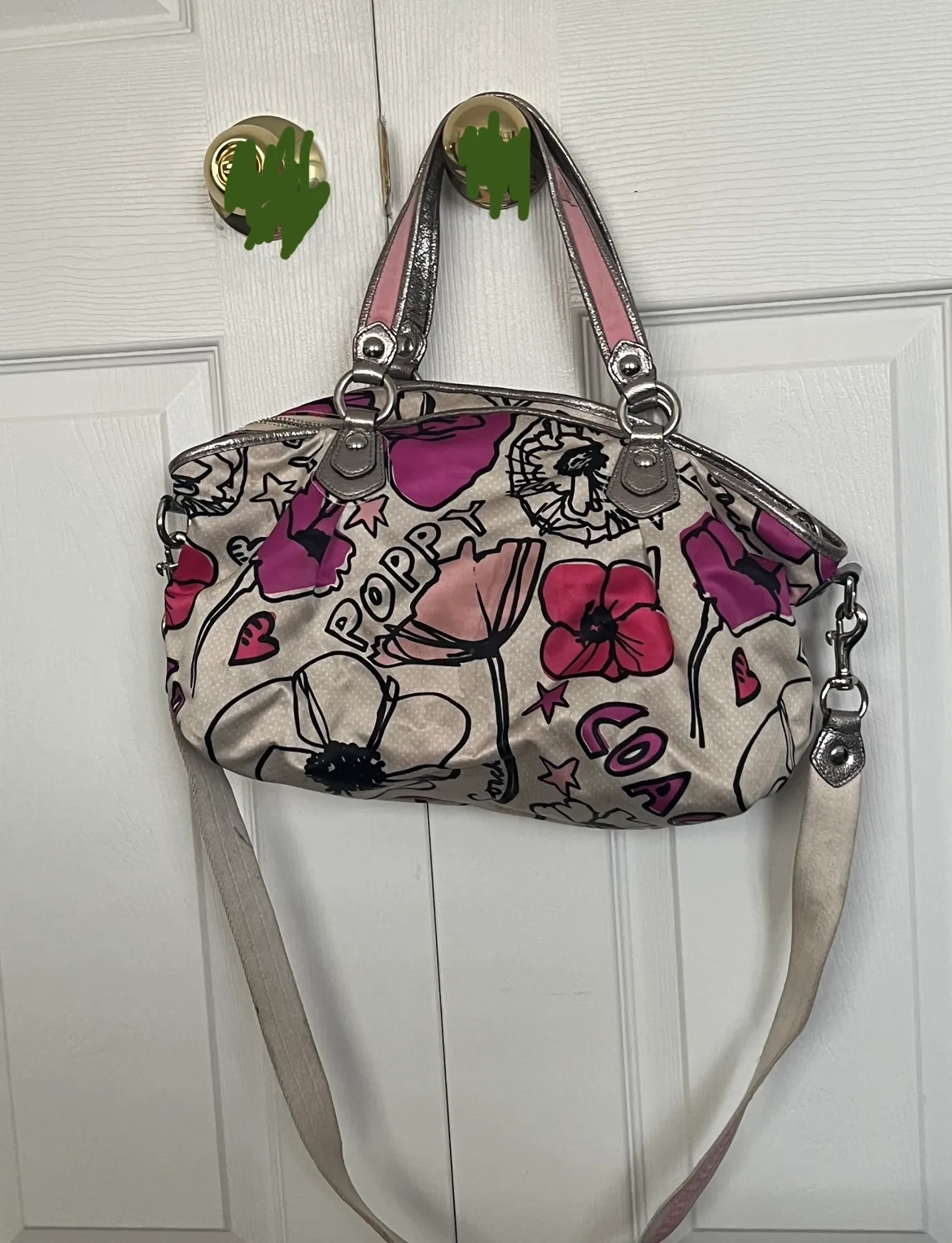 Coach poppy floral Y2K bag set image indicator(8)