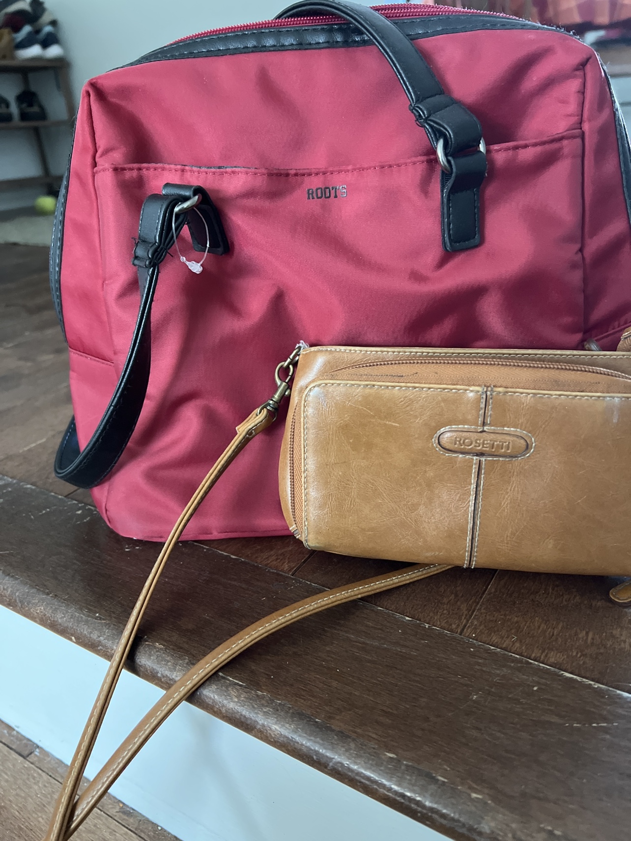 Roots lunch  Bag and Rosetta Handbag