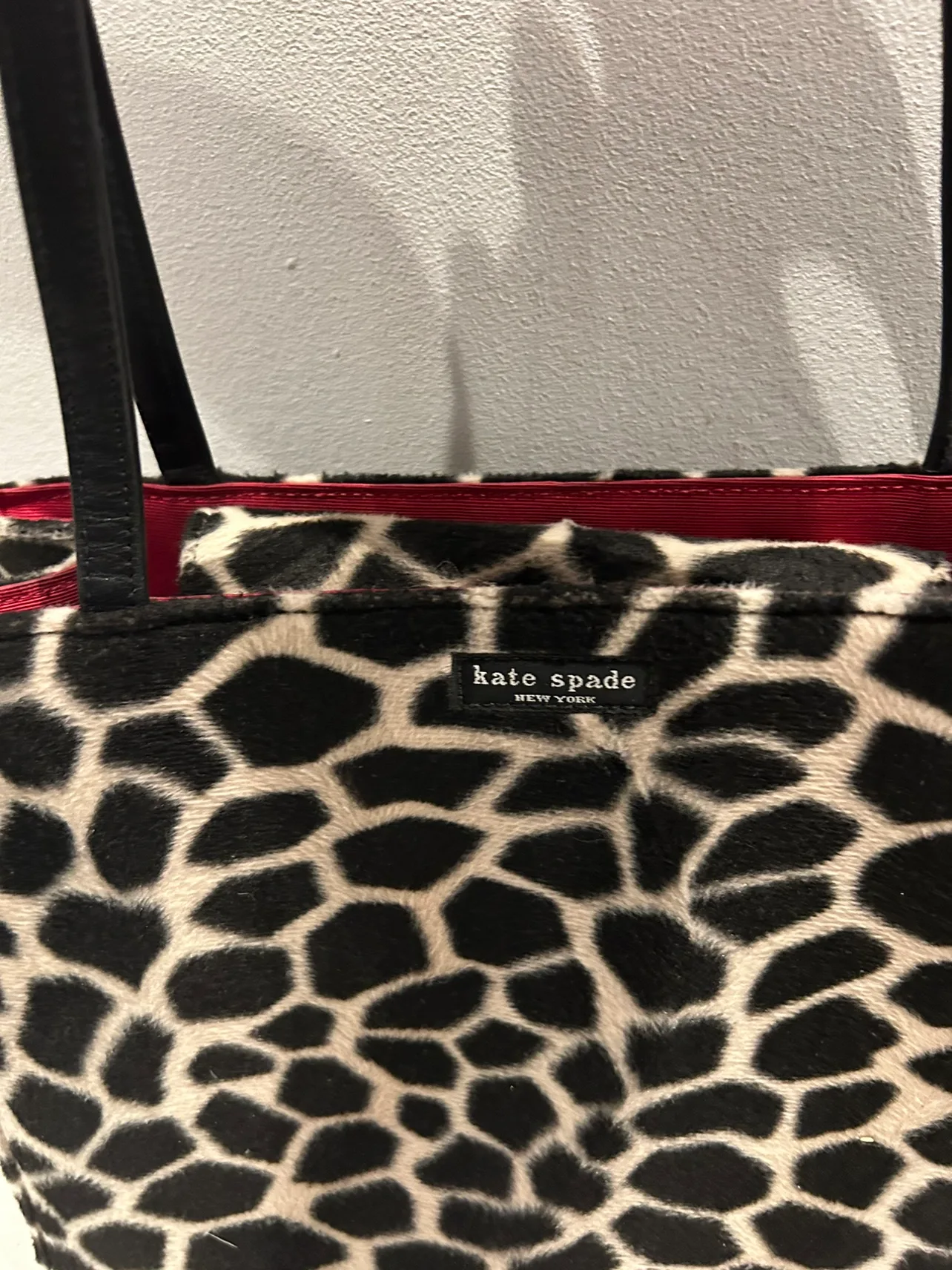 New Kate Spade Giraffe Print Bag image indicator(3)
