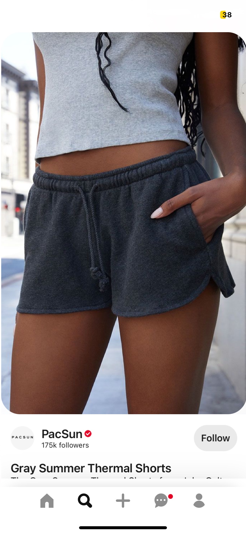 Brandy Melville sweatshorts