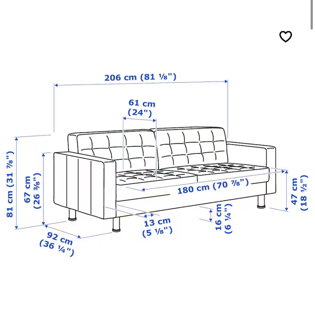 PICKUP TODAY/TOMORROW Grey IKEA sofa $150 image indicator(6)