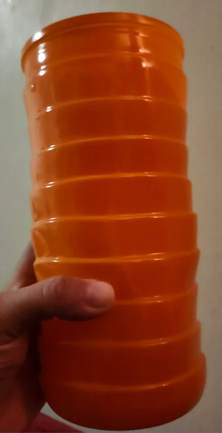Orange Glass Vase #freecycle #cyclefree image indicator(3)