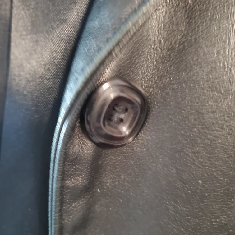 Leather Jacket with Belt XL cuir leather image indicator(2)