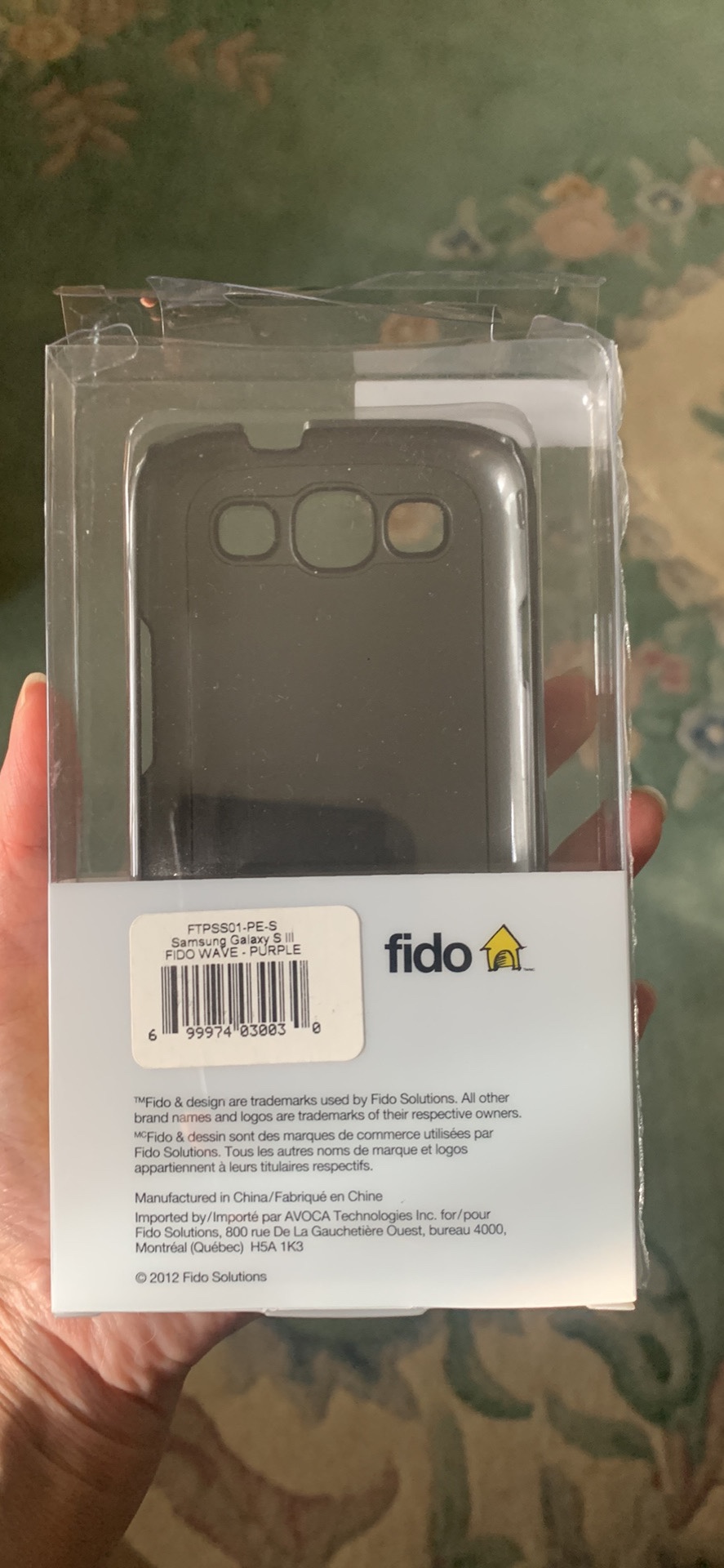 Fido Clear Case for Samsung Galaxy S III - photo 2