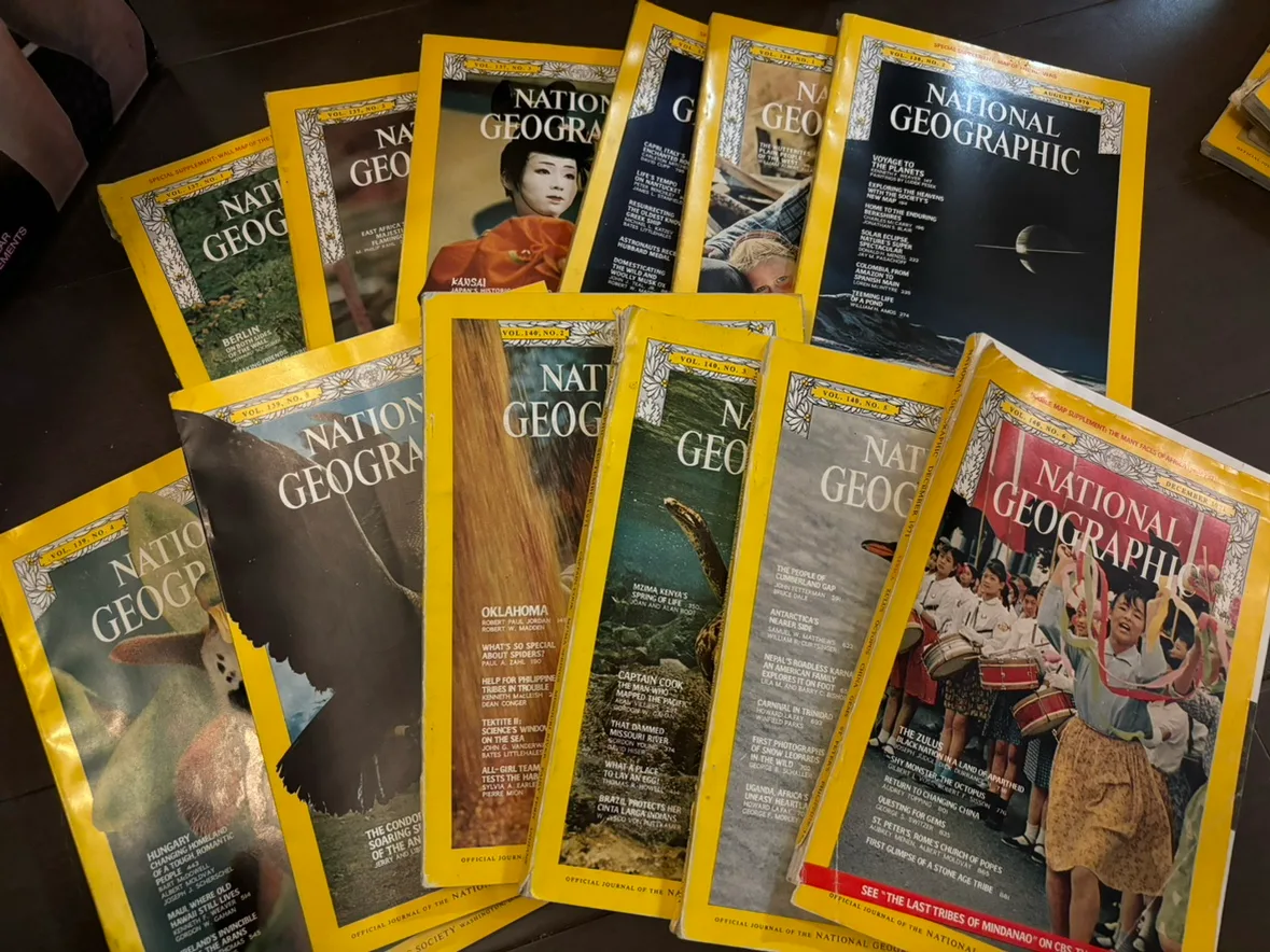 National Geographic Magazines 1970-1971 thumbnail