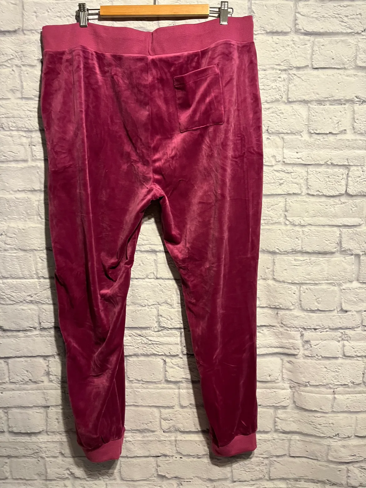 Pink Velour Jogger Pants 2XL image indicator(3)