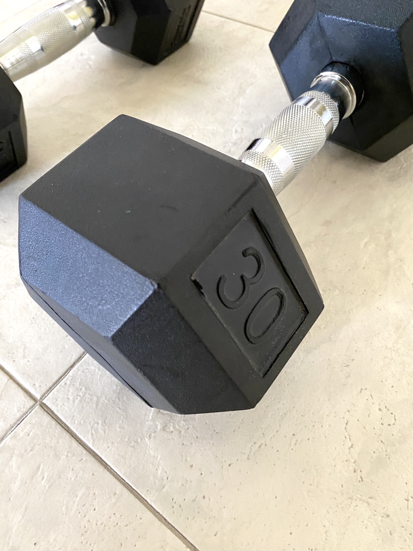 25 and 30 Pound Dumbbells - photo 3