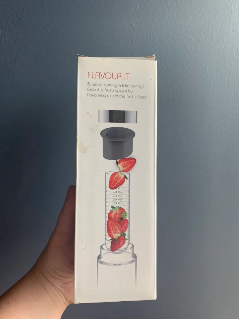 NEW Glass Water Bottle for Infused Flavour 🧡 image indicator(2)