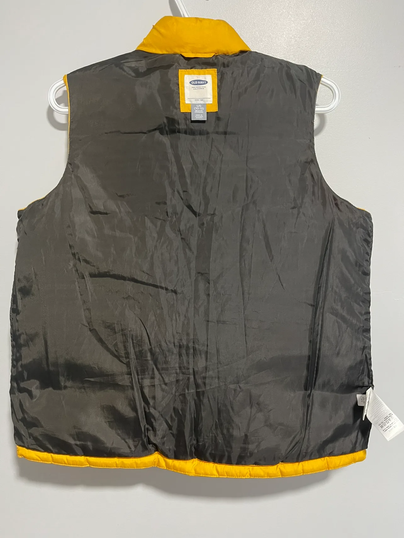Old Navy Yellow Puffer Vest image indicator(6)