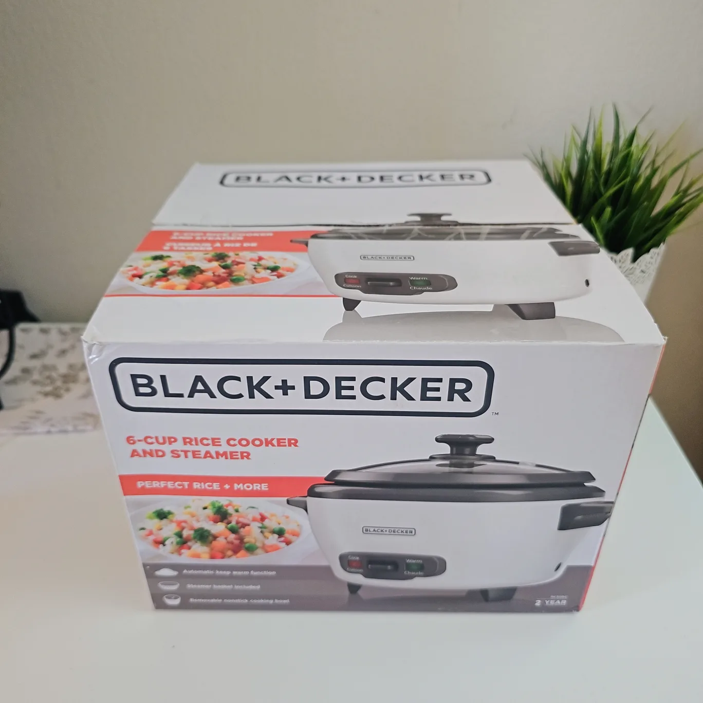 Black+Decker 6-Cup Rice Cooker thumbnail
