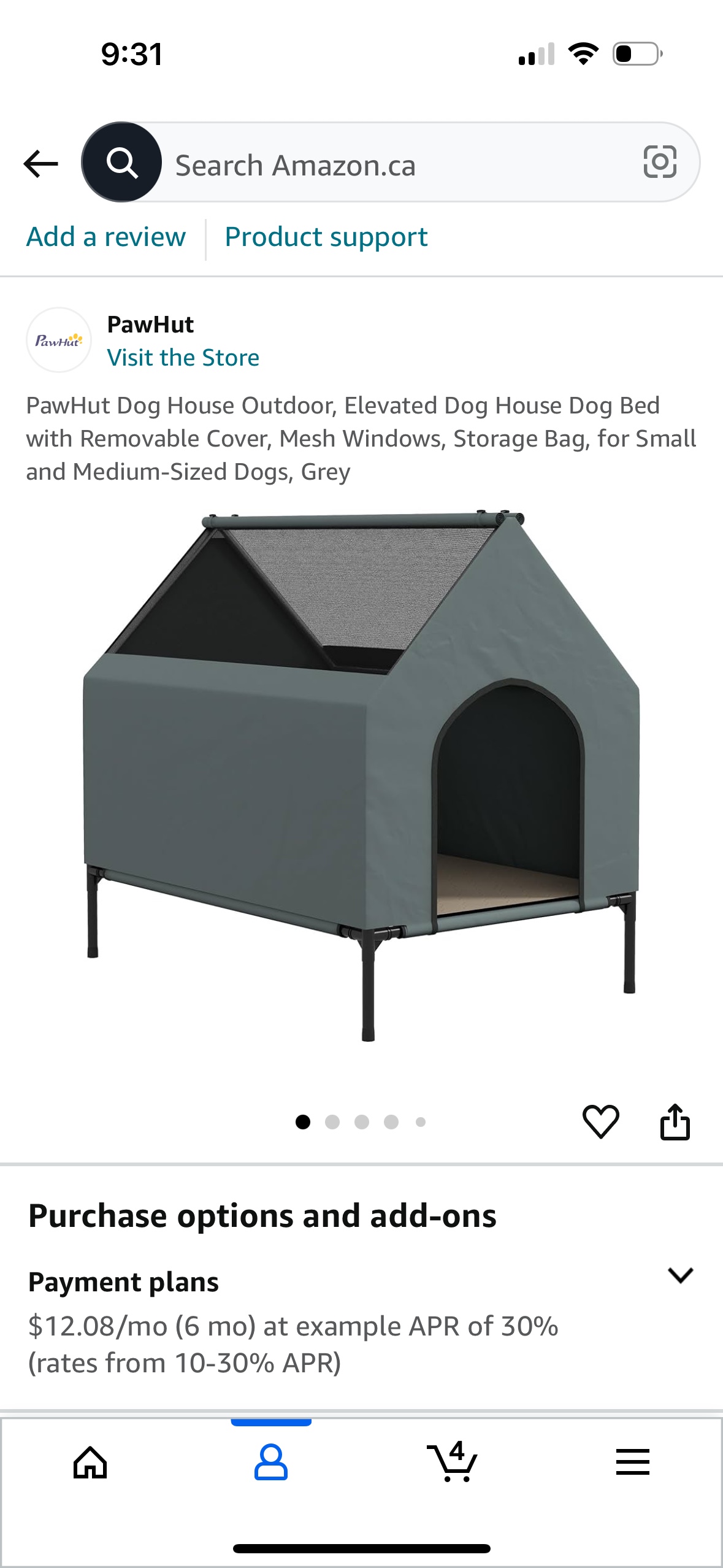 Elevated Dog House and Camping Bed