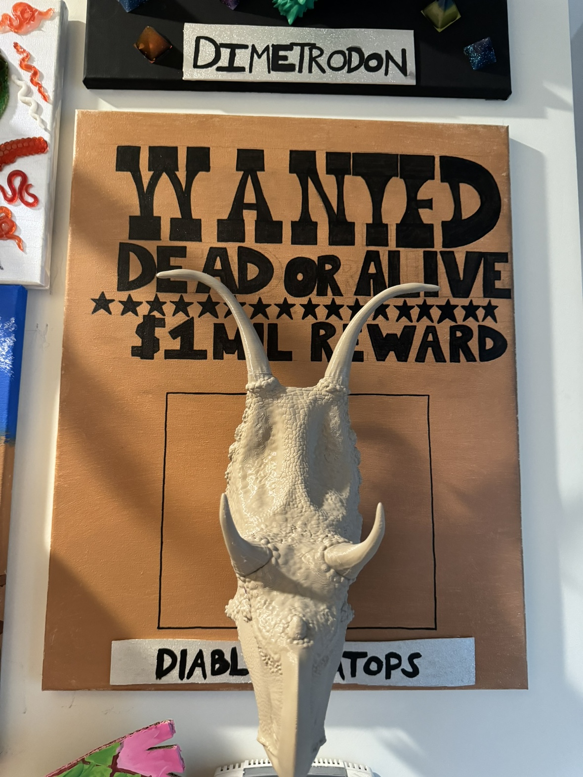Diabloceratops Dinosaur Head Wall Decor - photo 4
