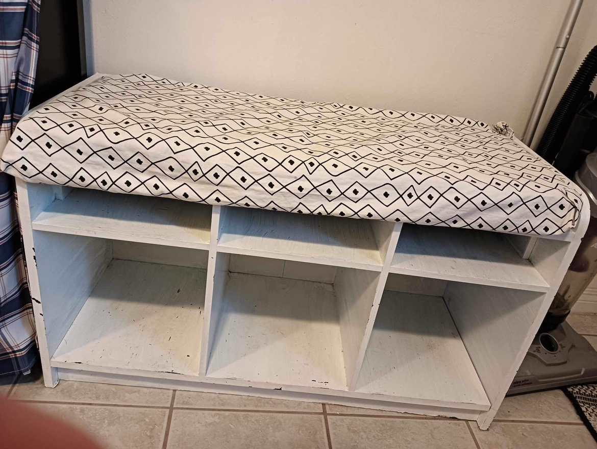 White Shoe Rack Bench