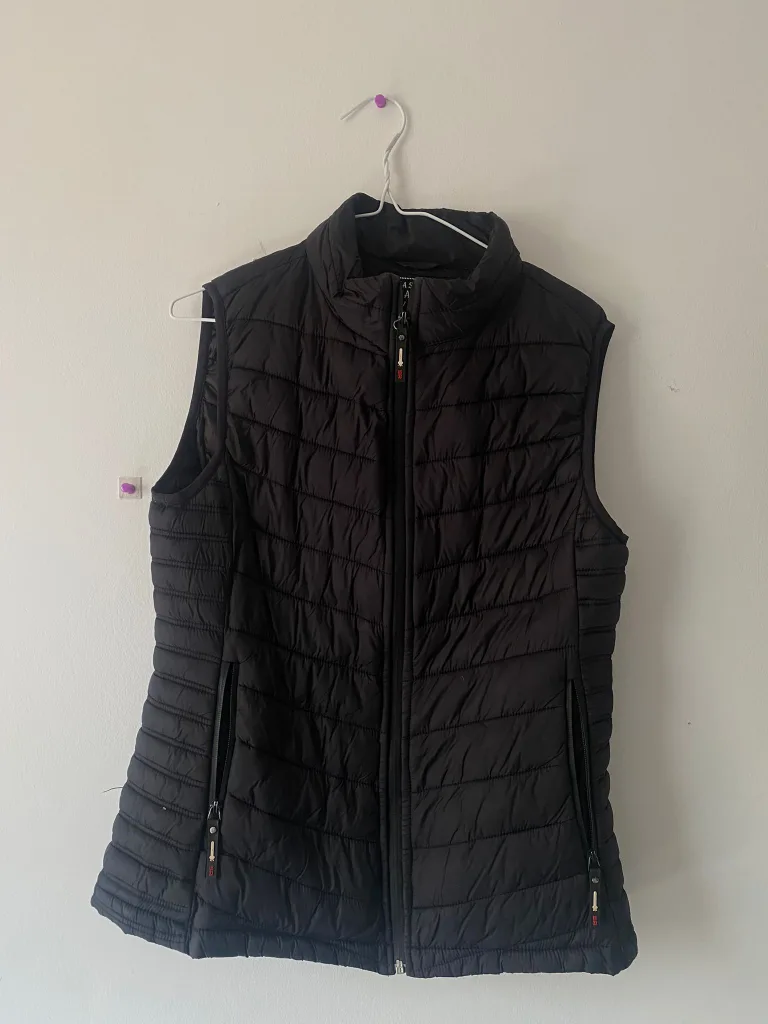 Fashion Tadka West Black Puffer half jacket thumbnail