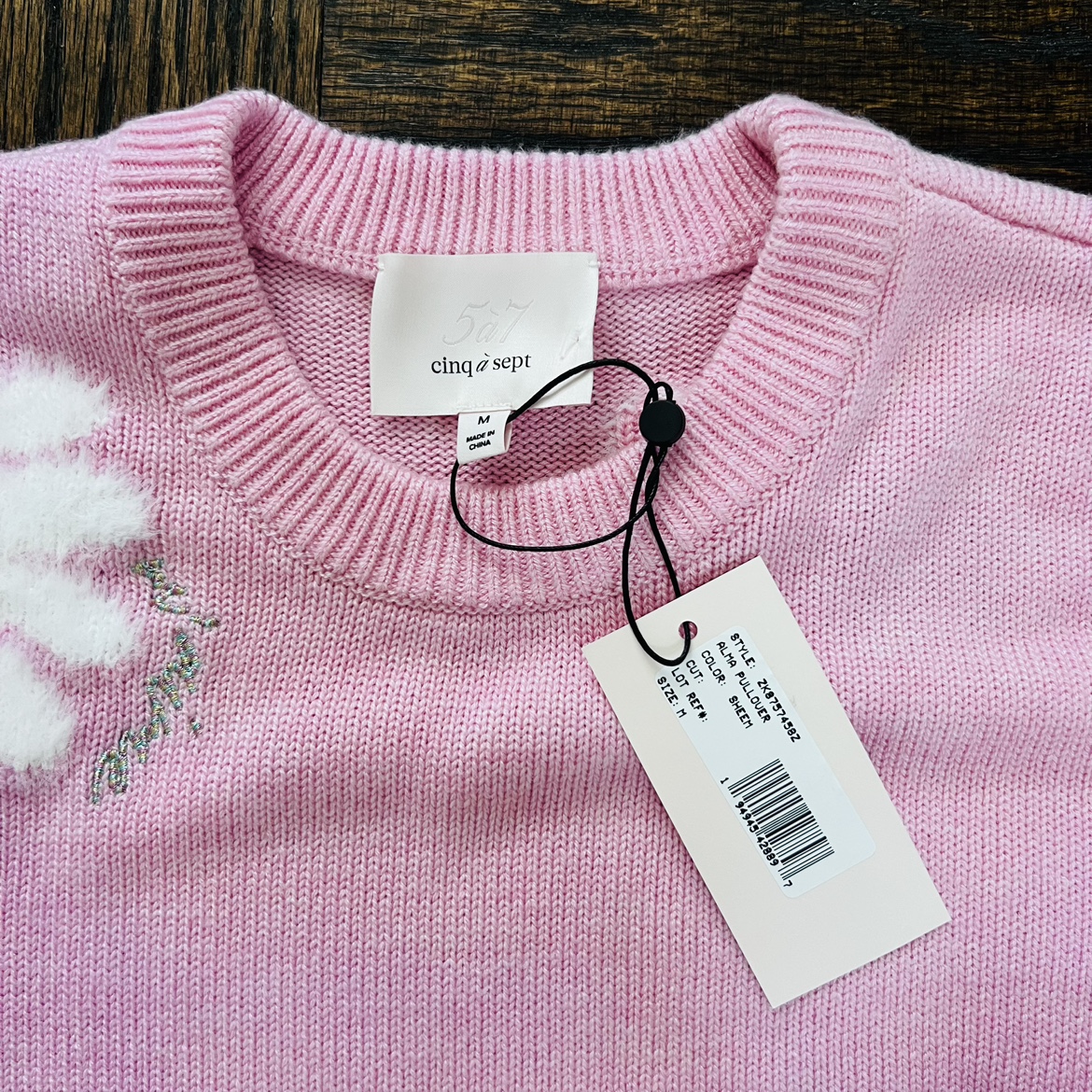 NWT Cinq à Sept -  Alma Pullover Sweater MEDIUM - photo 4