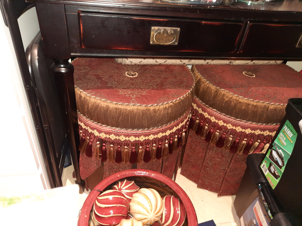 Round Footstool AUTHENTIC BOMBAY & CO - photo 5