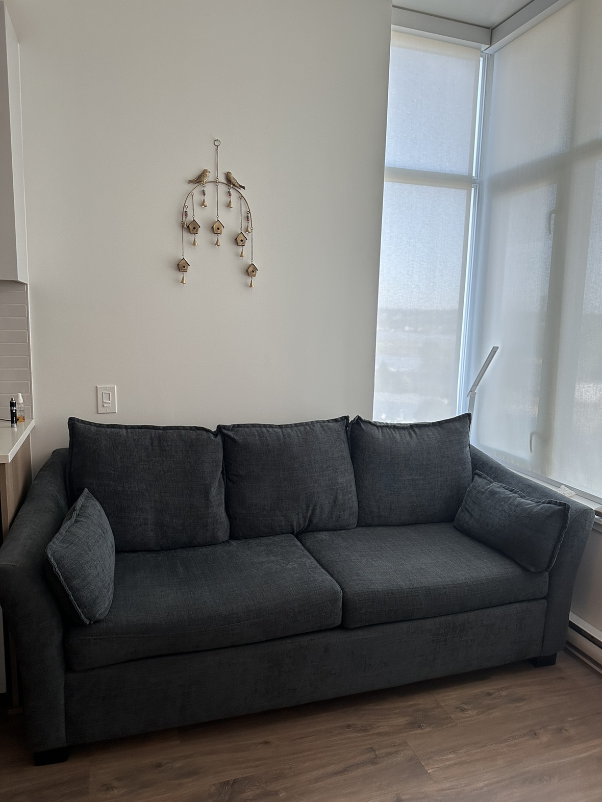 Hudson’s Bay Dark Grey Sofa - photo 2