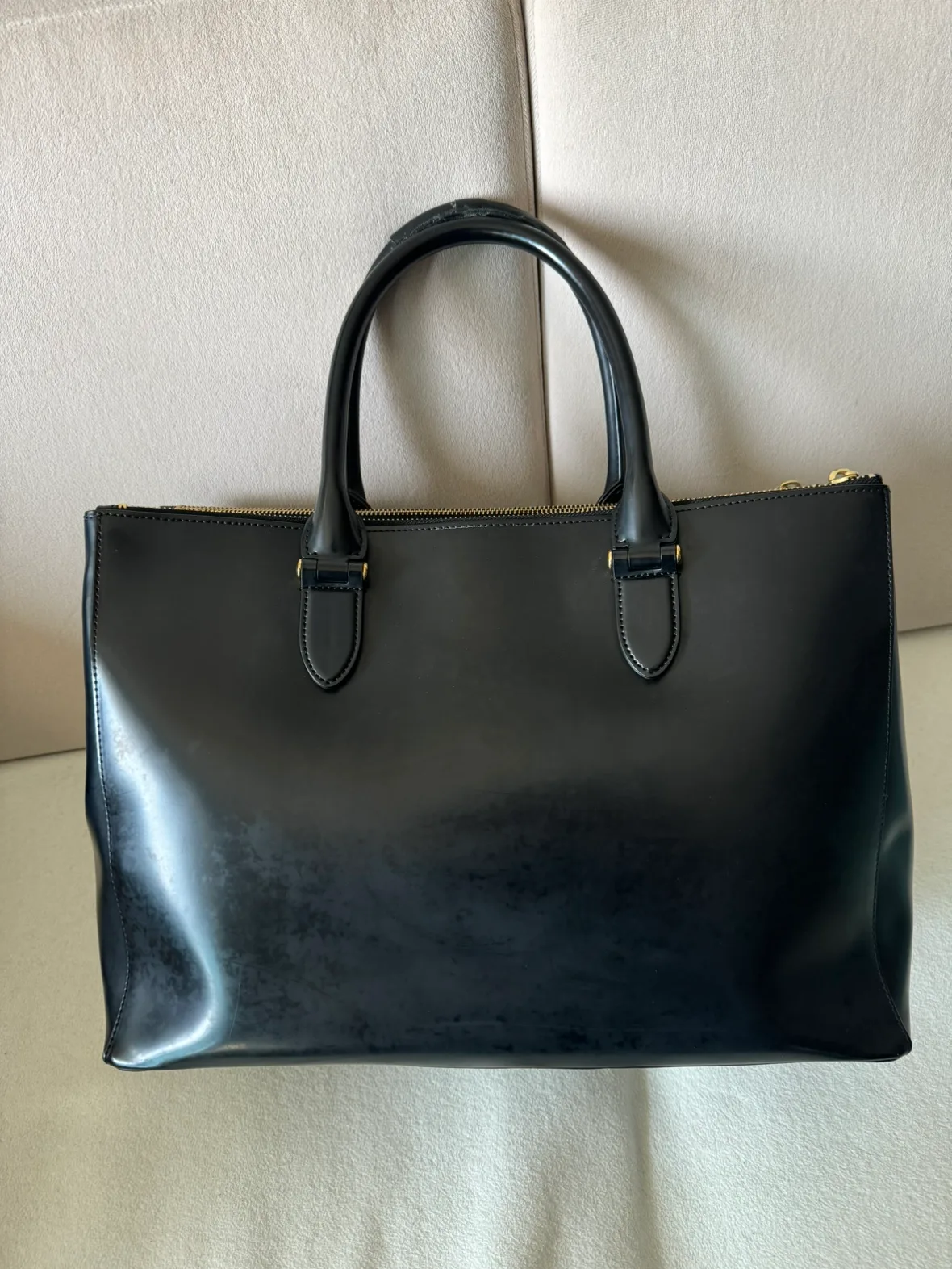 Ralph Lauren Large Leather Tote Bag image indicator(2)