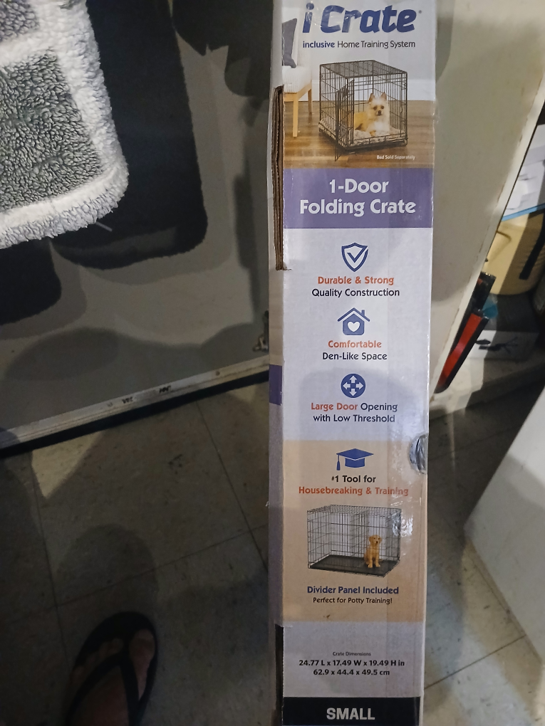 MidWest iCrate Folding Dog Crate, Small - photo 4