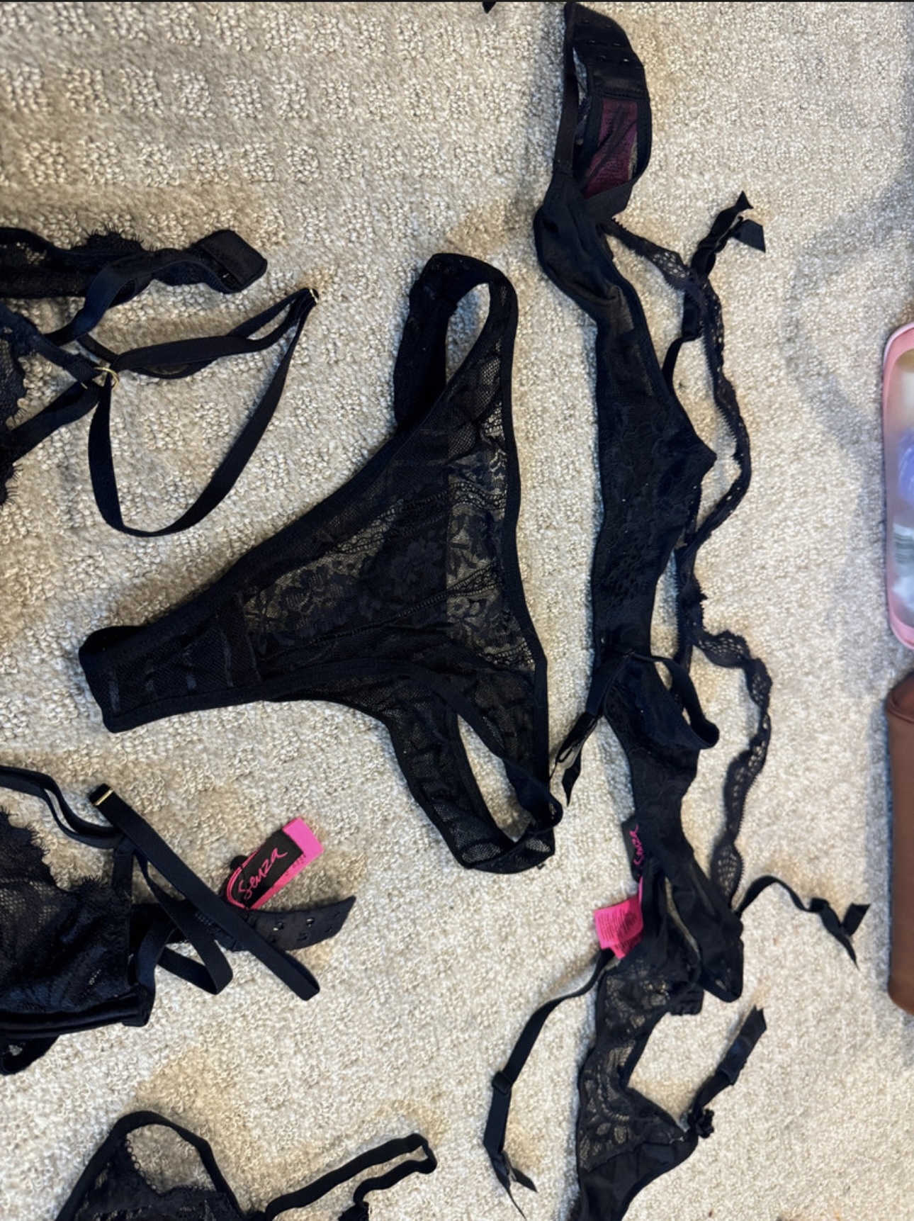 La Senza Black Lace Lingerie Set bundle - photo 4