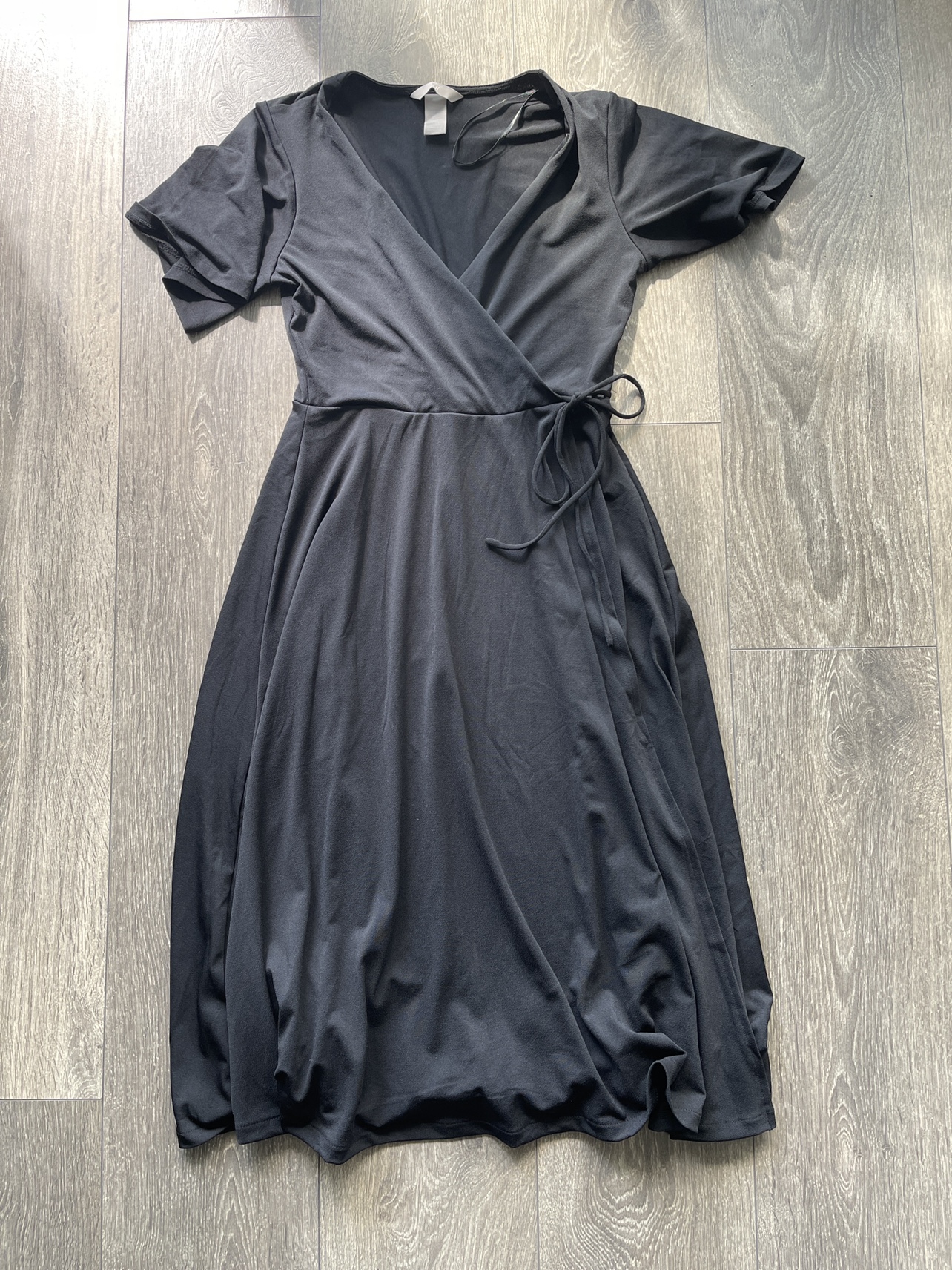 Black Wrap Dress